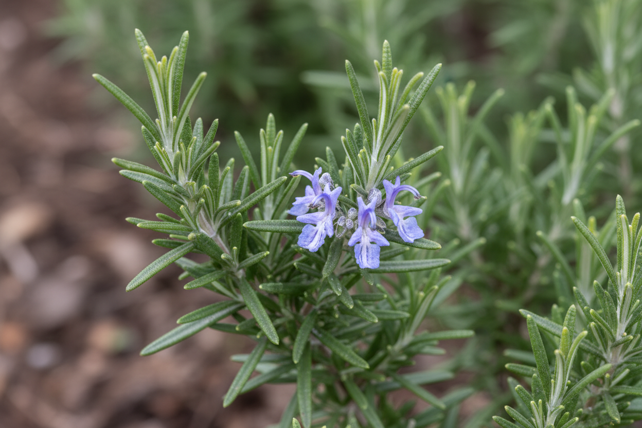 Rosmarin blaue Blüten Kräuter mediterran Malsch Ettlingen Baumschule